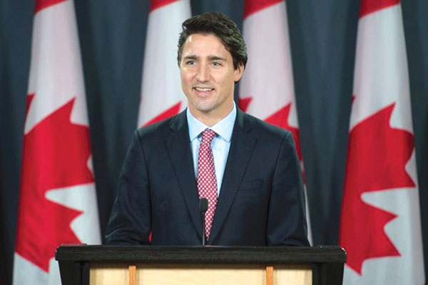 Justin Trudeau,il 4 novembre il nuovo governo