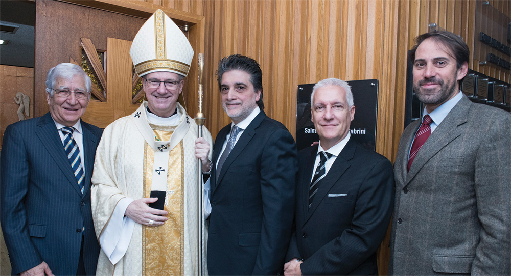 Santa Cabrini onorata con la cappella e il film