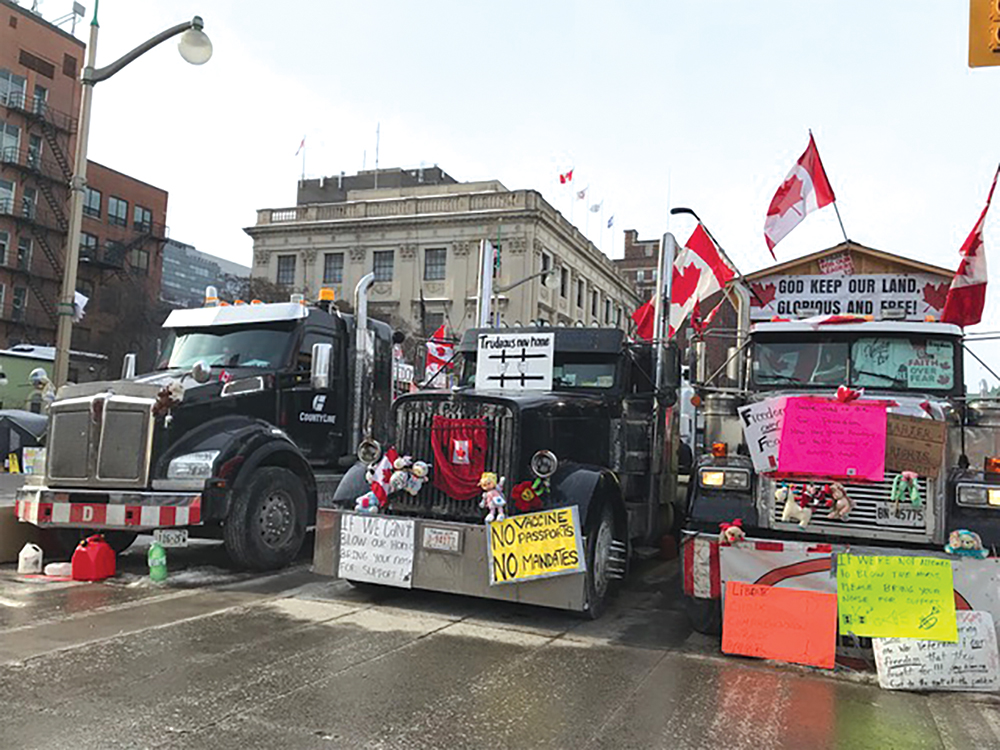 Le proteste a Ottawa