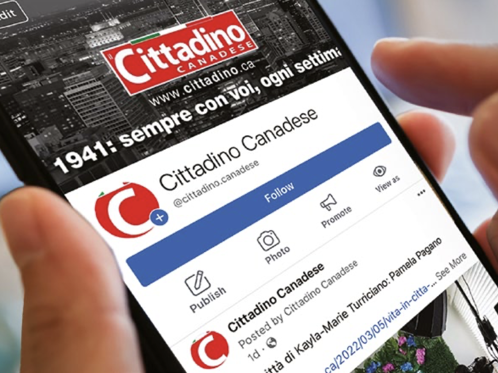 Il CITTADINO è sempre più social