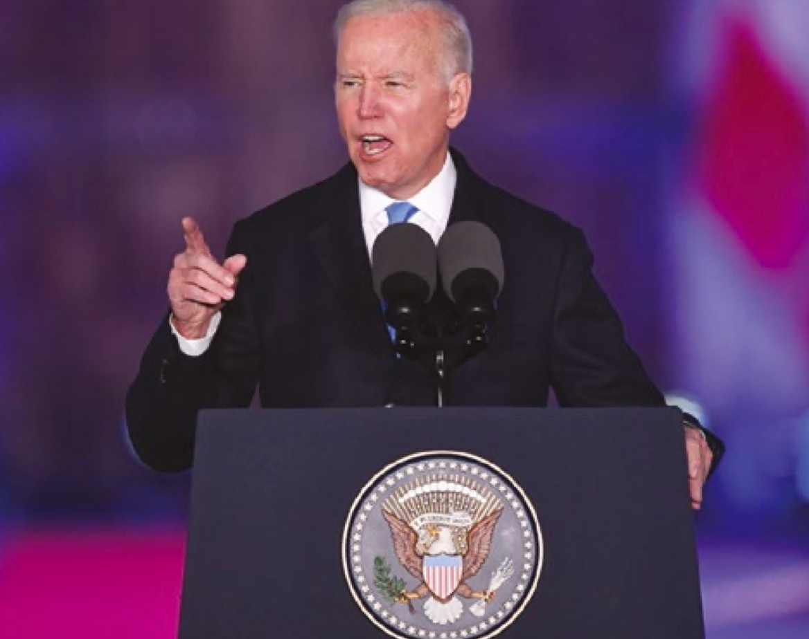 Biden durissimo: “Putin non può restare al potere”