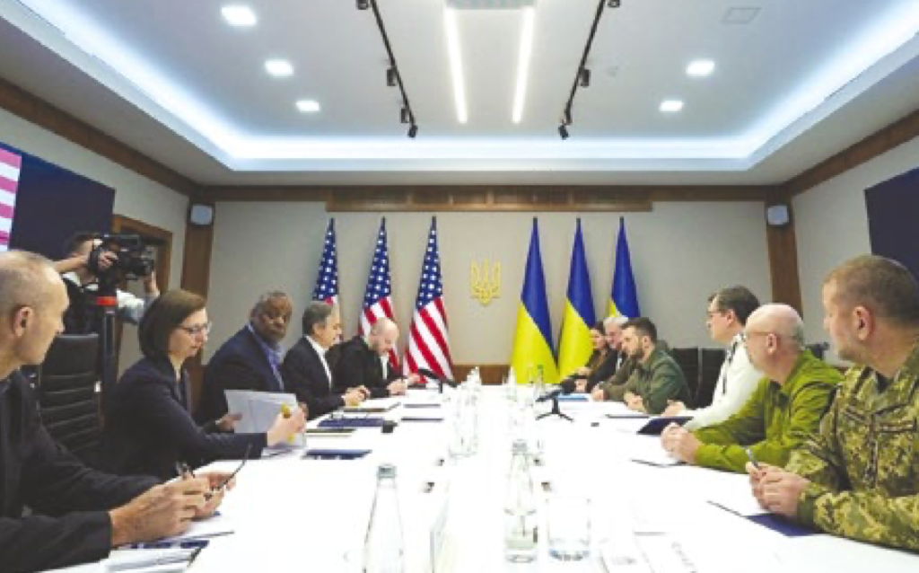 Ucraina-Usa: Zelensky incontra Blinken a Kiev